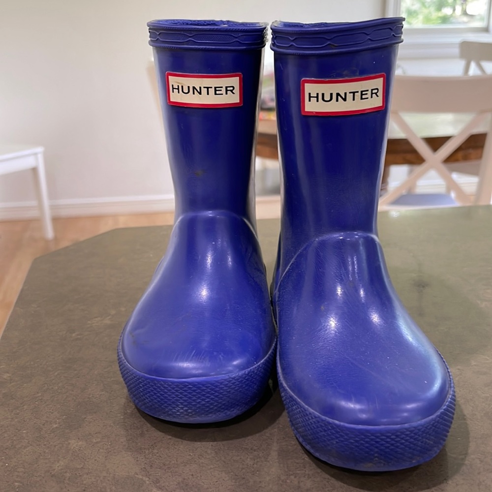 Toddler Blue Hunter Rain Boots